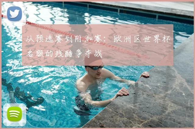 从预选赛到附加赛:欧洲区世界杯名额的残酷争夺战